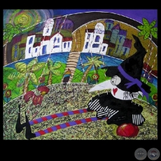 LA TIA LOLA, 2003 - Acrílico de JORGE CODAS