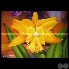ORQUÍDEAS, CALAS y FLORES, 2011 - Óleos de JORGE VALLADARES