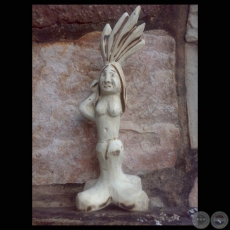 MALA VISIÓN - ESCULTURA POPULAR PARAGUAYA - Obra de José Escobar