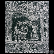 MOTIVOS PAYAGUA - Xilografía de JOSEFINA PLÁ