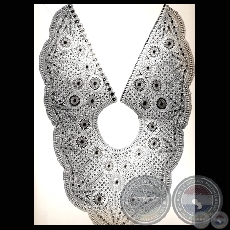 Cuello en hilo del algodón (El Ñanduti - Josefina Plá)