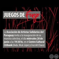 JUEGOS DE FUEGO, CITIBANK 2012 - ASOCIACIÓN DE ARTISTAS SOLIDARIOS DEL PARAGUAY