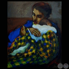 MATERNIDAD - Óleos de KOKI RUIZ 