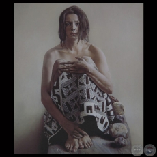 LA MIRADA DEVUELTA, 1996 - Óleo sobre tela de LUIS FRACCHIA