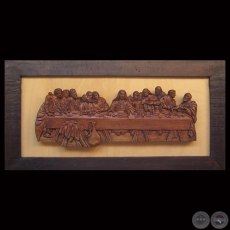 LA ÚLTIMA CENA - Tallado en madera de ELÍAS ORREGO PÁEZ