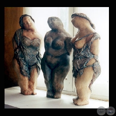 LAS TRES GRACIAS, 1989 - Cerámica de OFELIA FISMAN
