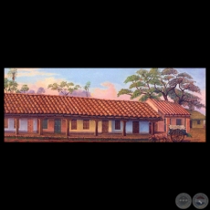 CASONA DE LUQUE - Pintura al óleo de LUIS TORANZOS