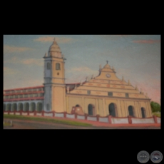 IGLESIA DE TRINIDAD - Pintura al leo de LUIS TORANZOS