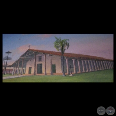 IGLESIA DE YAGUARÓN - Pintura al óleo de LUIS TORANZOS