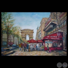 PARÍS ANTIGUO, 2010 - Óleo de MABEL ORUÉ