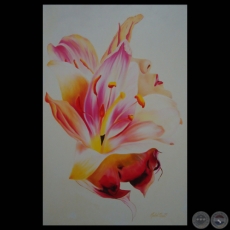 ROSTRO Y FRAGANCIA, 2010 - Óleo de MABEL ORUÉ