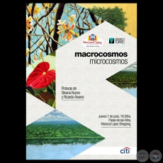 MACROCOSMOS / MICROCOSMOS, 2012 - Pinturas de SILVANA NUOVO y RICARDO LVAREZ