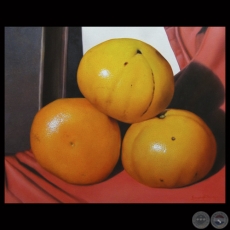 MANDARINAS, 2010 - Óleo de EMMANUEL FRETES ROY