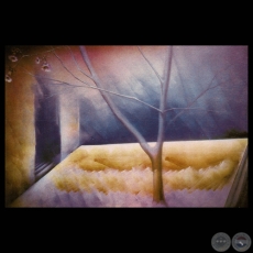 PRIMAVERA AZUL, 1992 - Acrílico sobre tela de Margarita Morselli