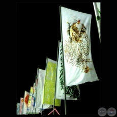 BANDERAS DEL BICENTENARIO, 2011 (Obra de MARÍA GLORIA ECHAURI)