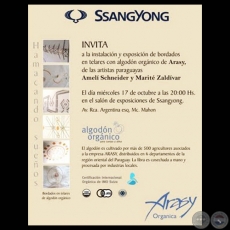 EXPOSICIÓN HAMACANDO SUEÑOS, 2012 - AMELI SCHNEIDER Y MARITE ZALDIVAR