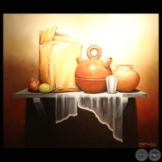 BODEGÓN, 2011 - Óleo de MARTÍN VALLEJOS