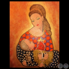 LA MATERNIDAD DEL CORAZÓN, 2010 - Obra de MELVIN ROLDÁN
