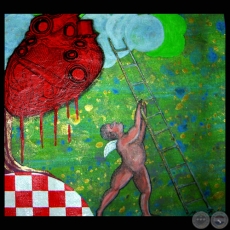 ÁNGEL AYUDANDO y ÁNGELES AYUDANDO, 2008 - Obras de MELVIN ROLDÁN