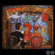 UN DESEO OCULTO, 2005 - Pintura de MELVIN ROLDÁN