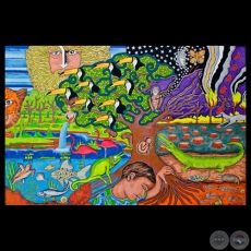 VIDA, 2009 - Acrílico de MELVIN ROLDÁN