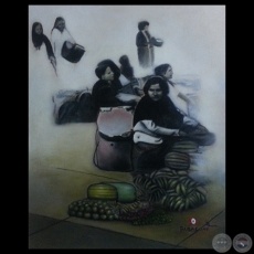 MERCADERAS, 2014 - Pintura de HERNÁN ESCURRA