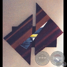 REFLEJOS+REFLEXIONES, 1996 - Técnica mixta de MERCEDES McLEAN DE CENTURIÓN