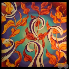 LA VIDA, 2005 - Óleo sobre lienzo de MERCEDES McLEAN DE CENTURIÓN