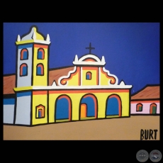 ANTIGUA IGLESIA DE CAACUPÉ, 2012 - Acrílico de MICHAEL BURT