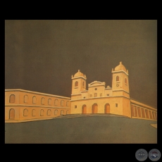 LA CATEDRAL, 1985 - Óleo de MICHAEL BURT