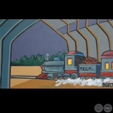 DE TRENES, ESTACIONES NOSTALGIAS Y ALGO MÁS ..., 2009 - Obras de MICHAEL BURT
