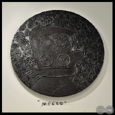 NEGRO, 2009 - Técnica mixta de RICARDO MIGLIORISI