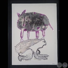 ACUARELA y TÉCNICA MIXTA de RICARDO MIGLIORISI (Serie 2005)