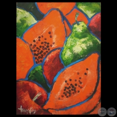 COMPOSICIÓN FRUTAL - Óleo sobre tela de MILCIADES TORRES DÍAZ