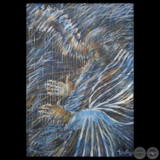 EL ARPISTA, 2011 - Óleo sobre lienzo de MILCIADES TORRES DÍAZ