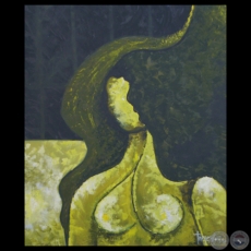 LA DAMA, 2004 - Óleo sobre lienzo de MILCIADES TORRES DÍAZ