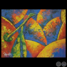 NARANJAL, 1990 - Óleo sobre lienzo de MILCIADES TORRES DÍAZ
