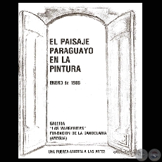 EL PAISAJE PARAGUAYO EN LA PINTURA, 1986 - Tapa y supervisión de ALBERTO MILTOS