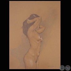 STRETCHING - Dibujo de HERNÁN MIRANDA