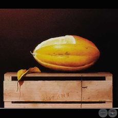 MELÓN - Óleo de HERNÁN MIRANDA