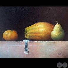 BODEGÓN (Óleo de HERNÁN MIRANDA)