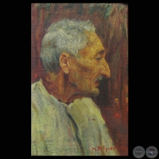 RETRATO - Óleo de MODESTO DELGADO RODAS