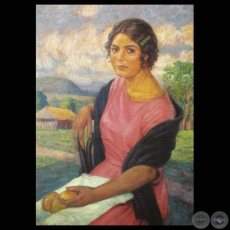 RETRATO - Óleo de MODESTO DELGADO RODAS