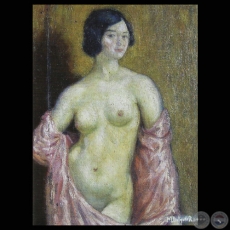 DESNUDO - Óleo de MODESTO DELGADO RODAS