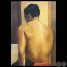DESNUDO - Óleo de MODESTO DELGADO RODAS