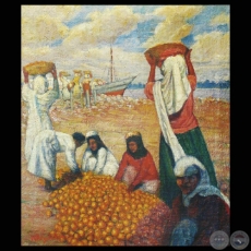RETRATO COSTUMBRISTA - Óleo de MODESTO DELGADO RODAS
