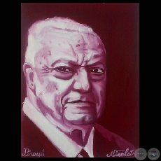 ALDO ZUCCOLILLO / JOSÉ VARGAS PEÑA - Óleos de NICOLÁS MONGELOS MARTÍNEZ