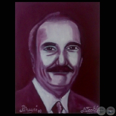 ARTURO RUBIN - Óleo de NICOLÁS MONGELOS MARTÍNEZ