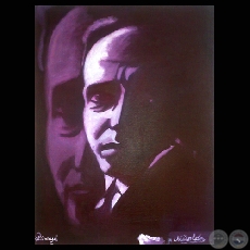ELIGIO AYALA / CECILIO BÁEZ - Óleos de NICOLÁS MONGELOS MARTÍNEZ