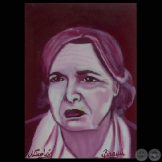 EVANHY DE GALLEGOS / BLAS LLANO - Óleos de NICOLÁS MONGELOS MARTÍNEZ